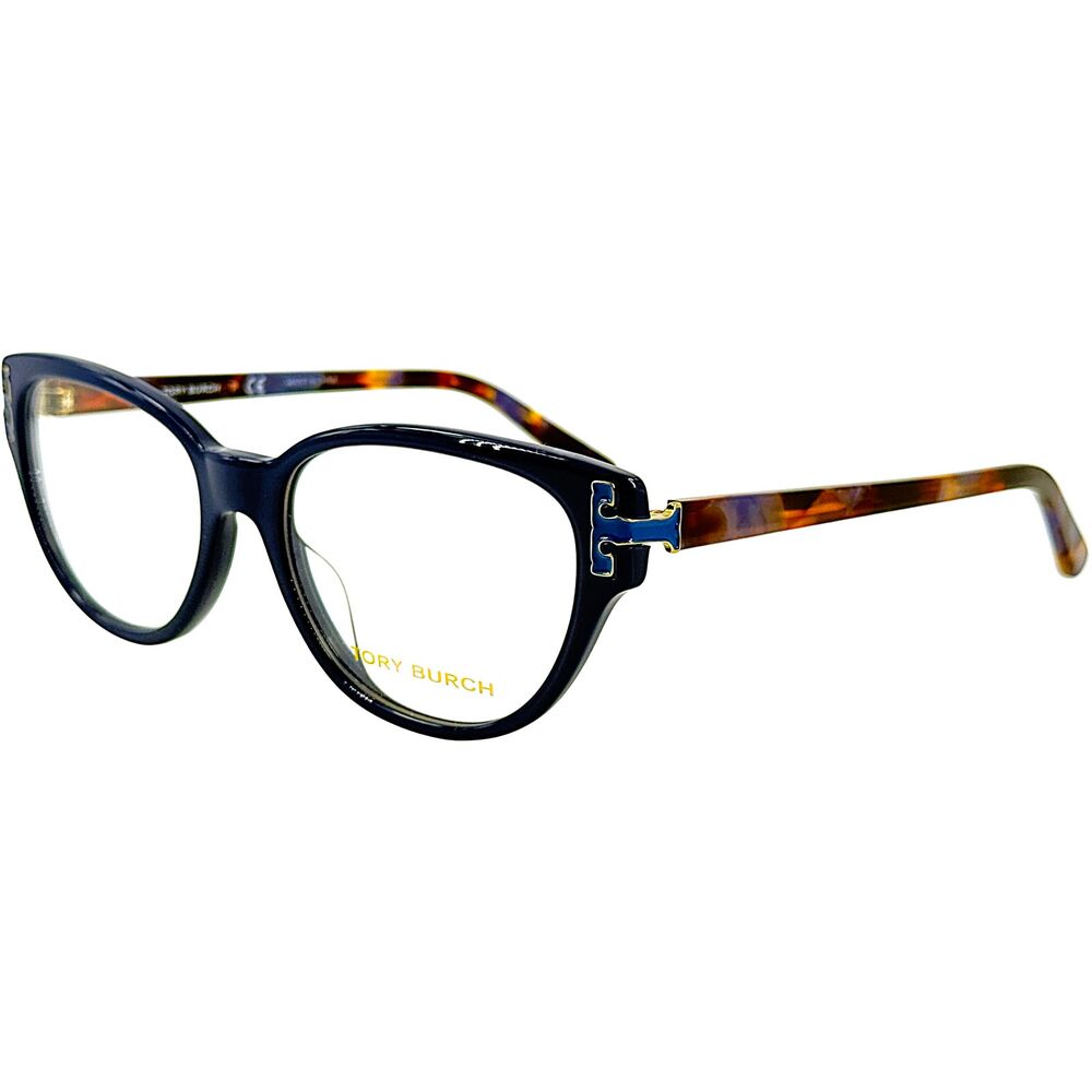 Tory Burch TY2092U Womens Plastic Eyeglass Frame 1710 Navy 52-17